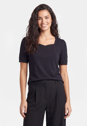 Chemisier usha BLACK LABEL en noir : devant