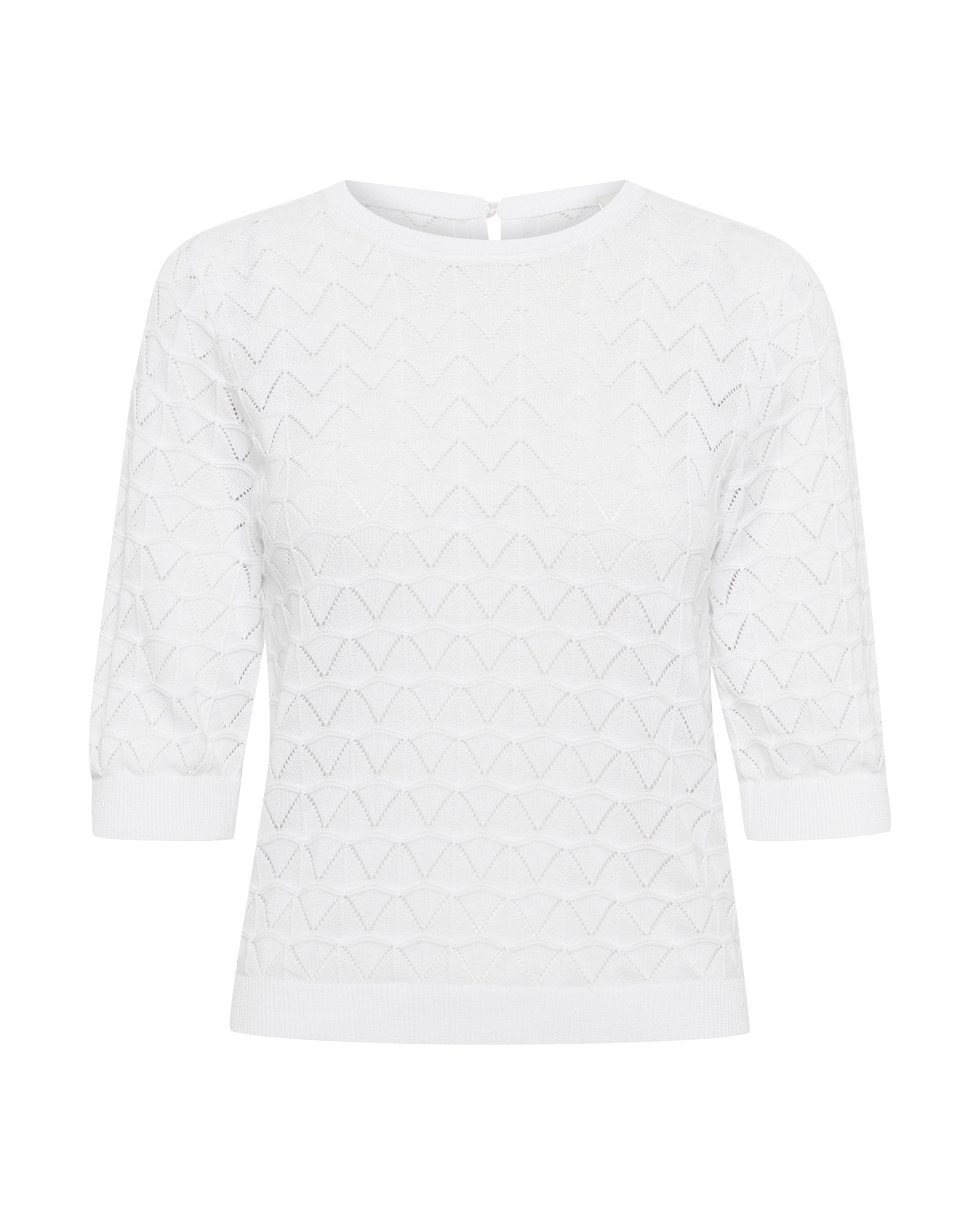 Kaffe Pullover i hvid: forside