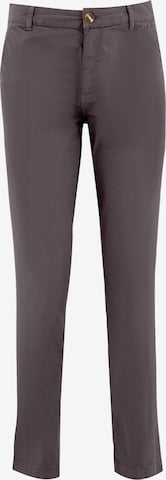 Organication Slim fit Trousers in Grey: front