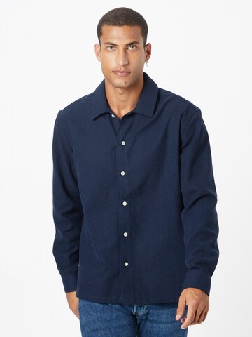 minimum Regular fit Skjorta 'Madsa' i blå: framsida