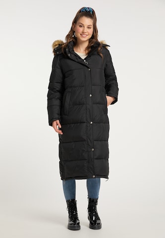 MYMO Winter Coat in Black: front