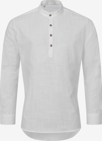 Indumentum Slim Fit Hemd in Weiß: Vorderseite
