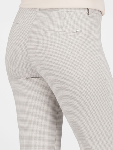 Gardeur Slim fit Trousers 'ZARIA3' in Grey