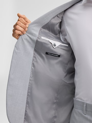 STRELLSON Slim fit Business-colbert 'Aidan' in Grijs