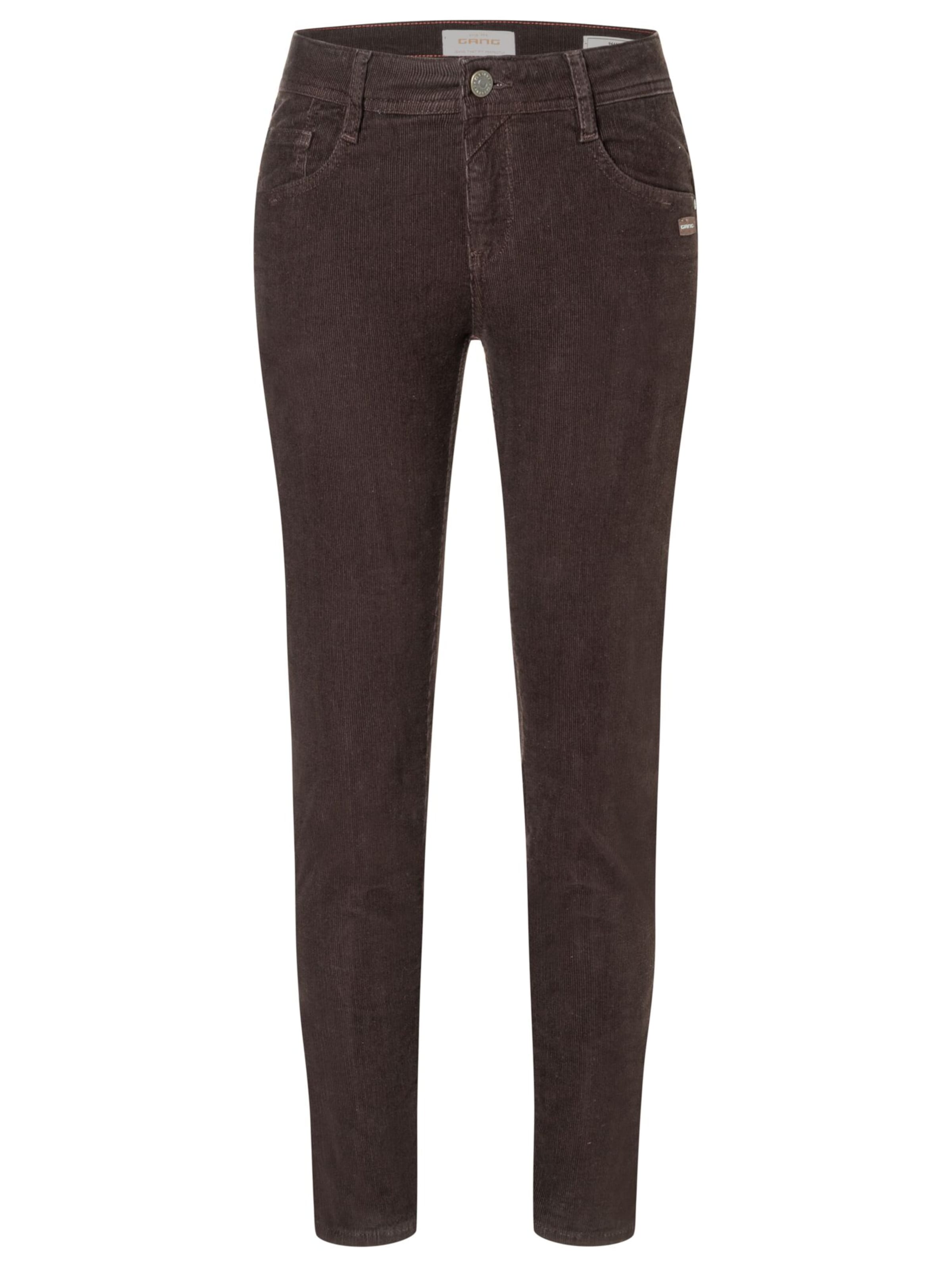 Loosefit Pantalon '94AMELIE' Gang en marron : devant