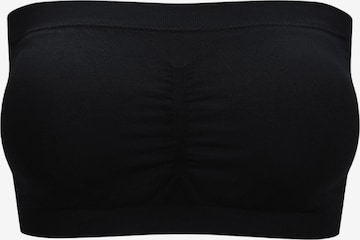 Bandeau Soutien-gorge cfab (formerly creamy fabrics) en noir : devant