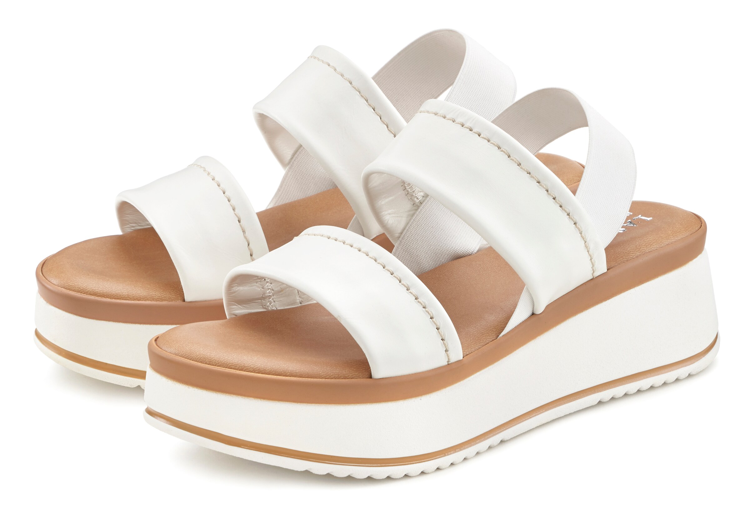 LASCANA Sandals in White