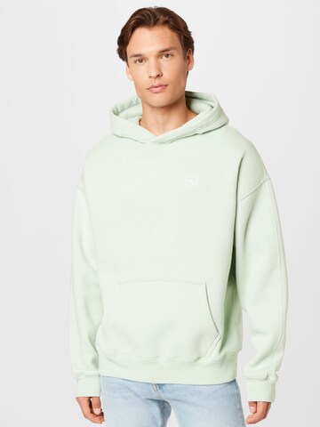 Abercrombie & Fitch Sweatshirt 'LAUREL' in Groen: voorkant