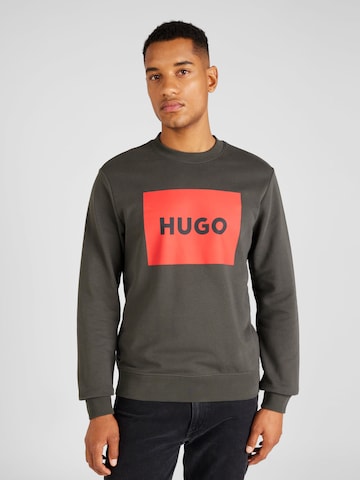 HUGO Red Sweatshirt 'Duragol222' in Grau: predná strana