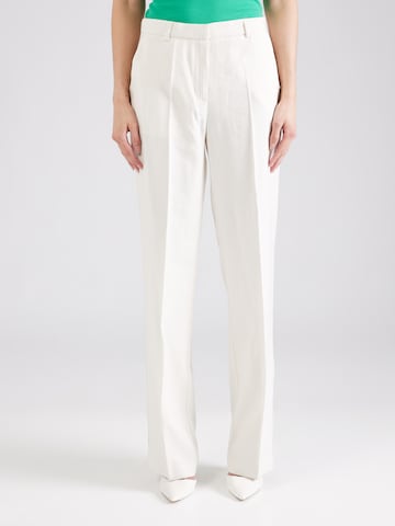 regular Pantaloni con piega frontale di UNITED COLORS OF BENETTON in bianco: frontale