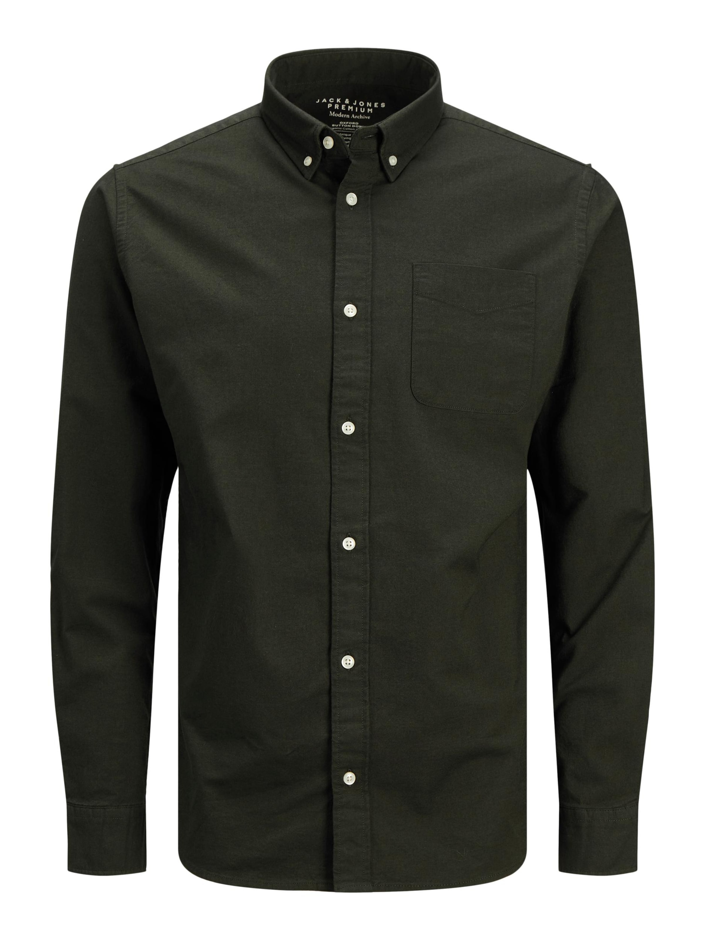 JACK & JONES Hemd 'JPRBLUBrook' in Grün: Vorderseite