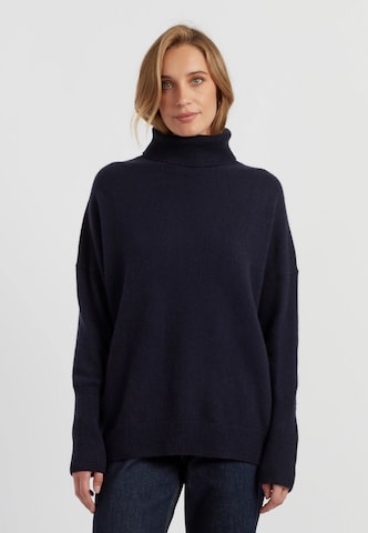 Chinti & Parker Svetr 'Pure Cashmere' – modrá: přední strana