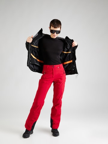 ICEPEAK Regular Outdoor trousers 'FREYUNG' in Red