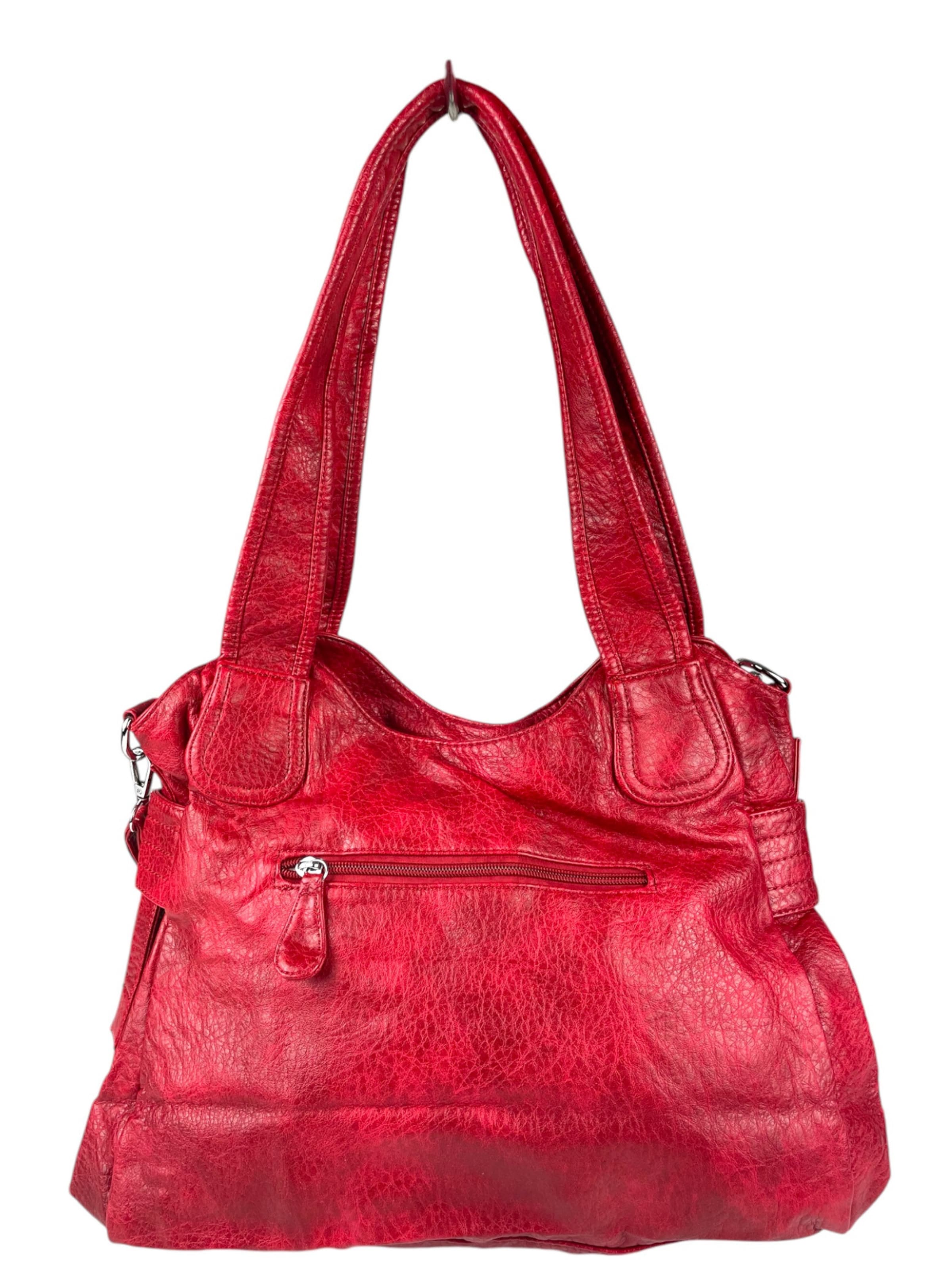 Borsa a spalla di Kumixi in rosso