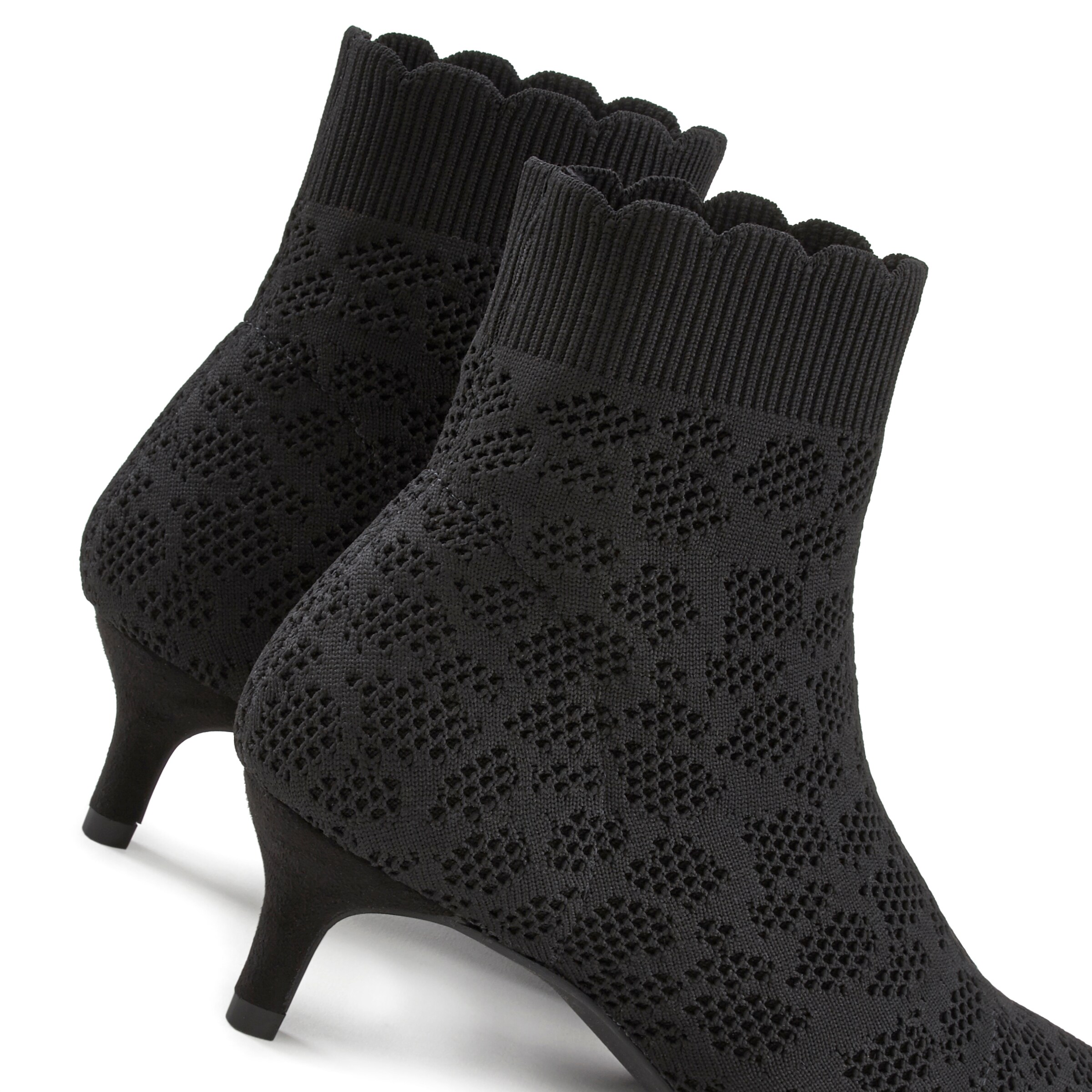 LASCANA Kotníkové boty – černá