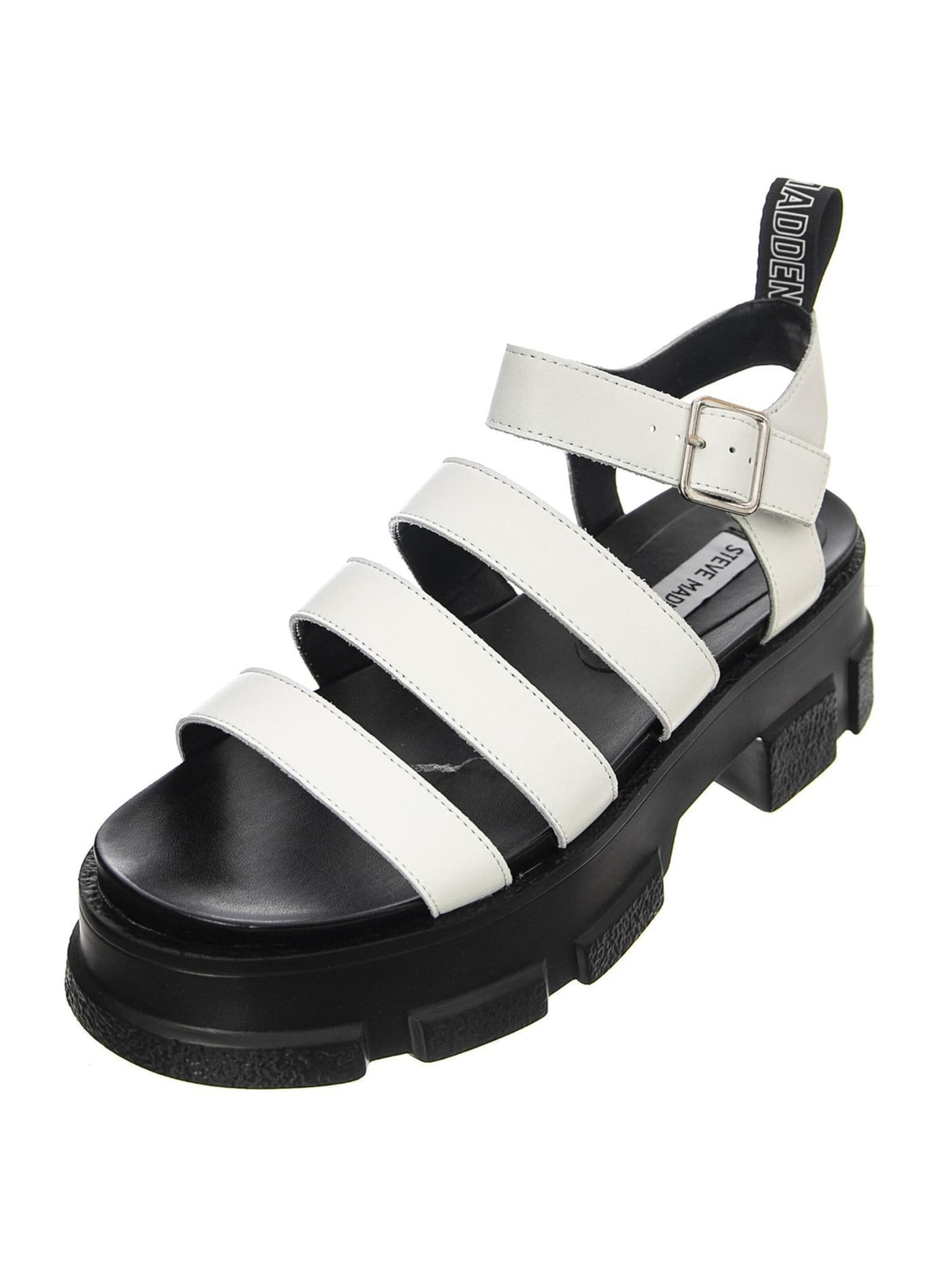Sandalo 'W' Pioneer White Leat' di STEVE MADDEN in bianco: frontale