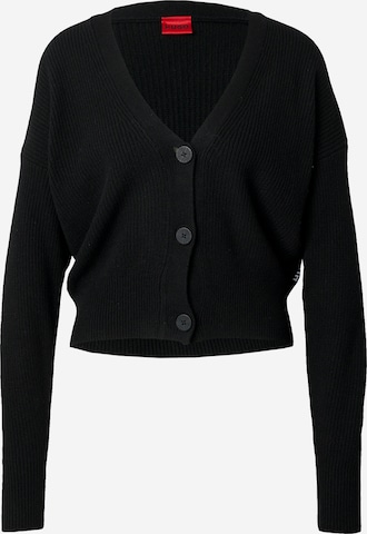 Cardigan HUGO Red en noir : devant