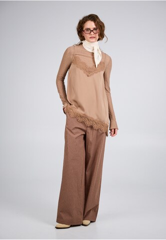 OH APRIL - Top 'Tami' en marrón