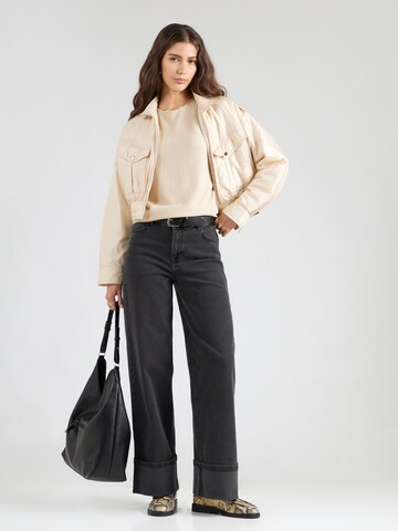 BOSS Sweater 'C_Flambers' in Beige