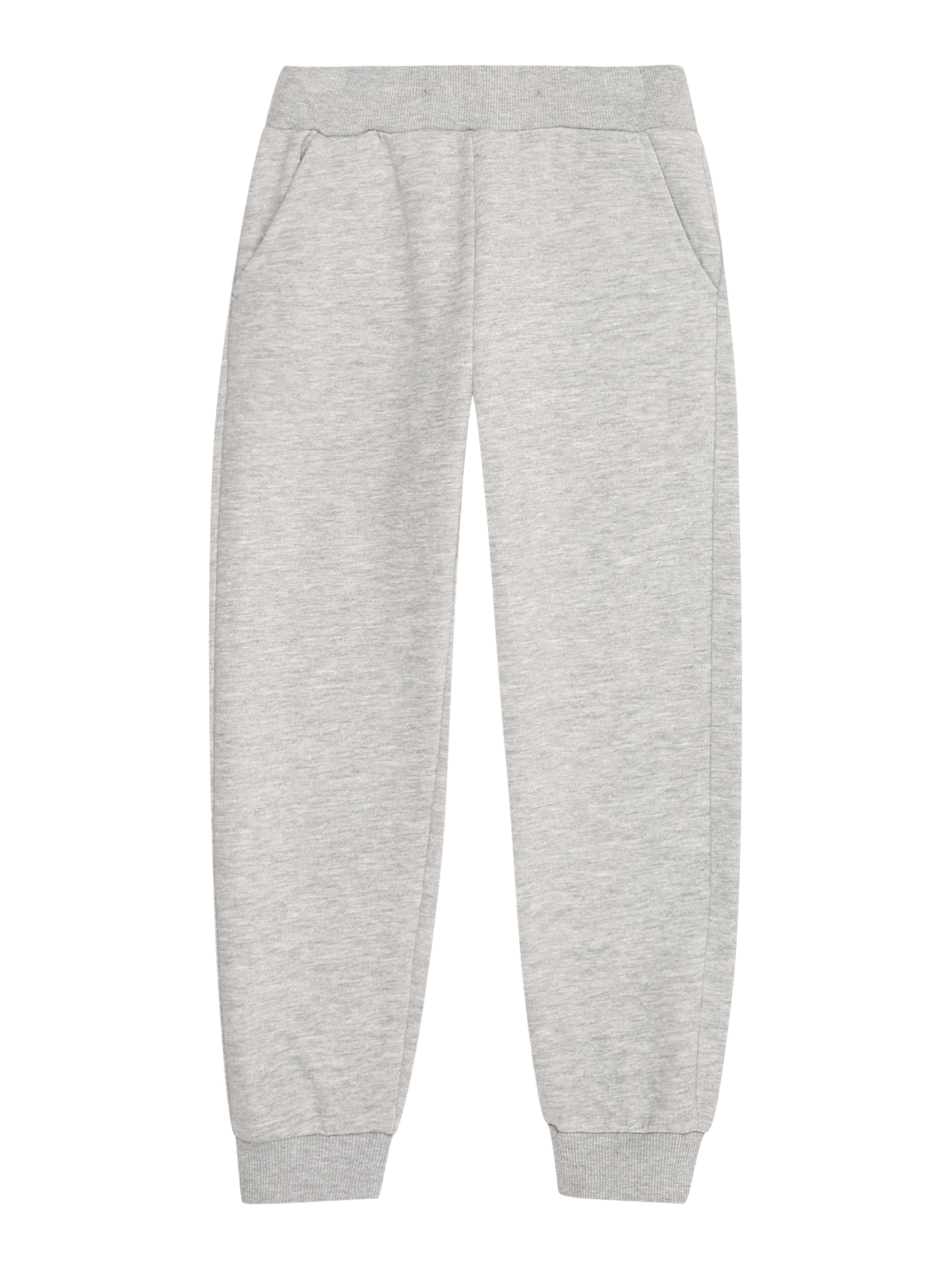 Lindex Normalny krój Spodnie w kolorze szary: przód