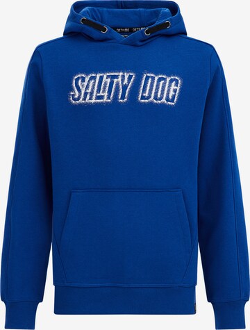 WE Fashion Sweatshirt in Blauw: voorkant