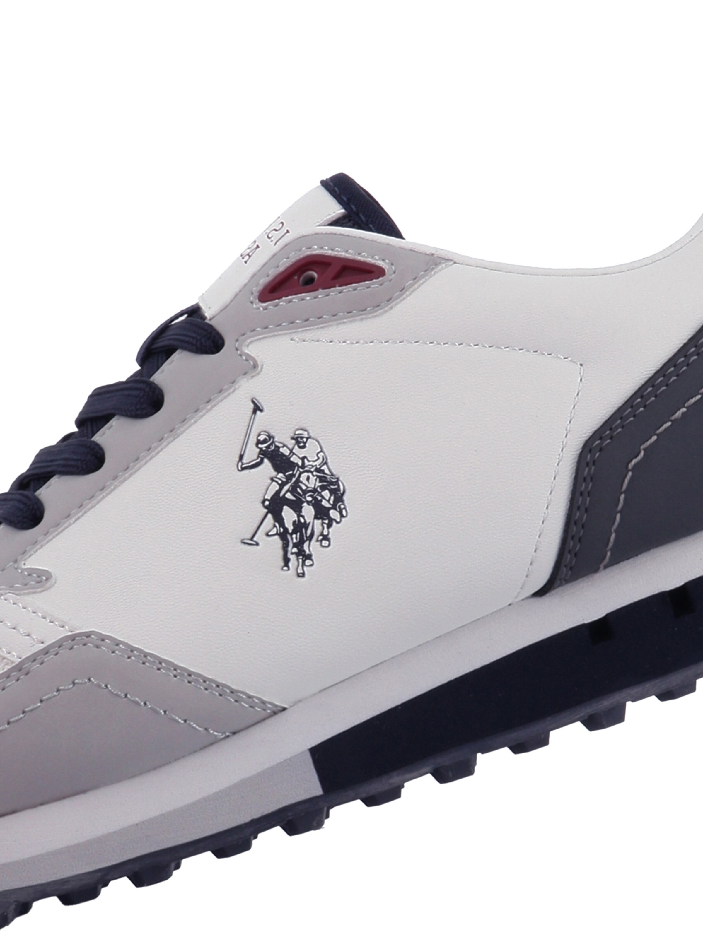 Baskets basses 'April' US POLO ASSN. en blanc