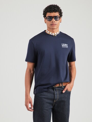 CAMP DAVID Μπλουζάκι σε μπλε