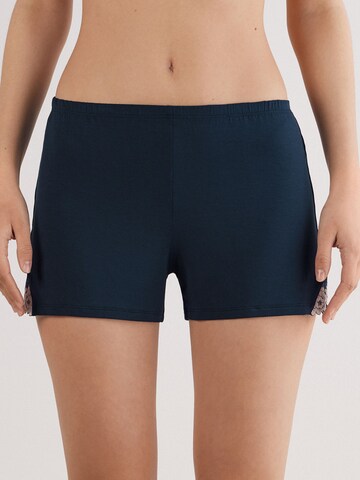 INTIMISSIMI Pajama Pants 'Pretty Flowers' in Blue: front