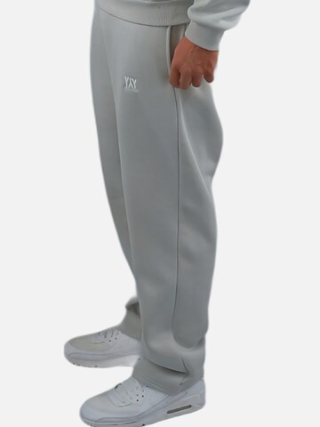 HEFTYKA Loose fit Workout Pants 'OPEN' in Grey
