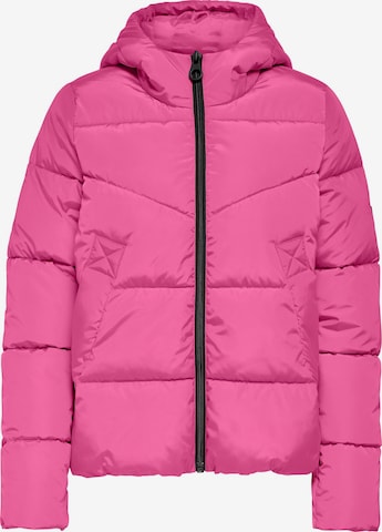 ONLY Winter Jacket 'Amanda' in Pink: front