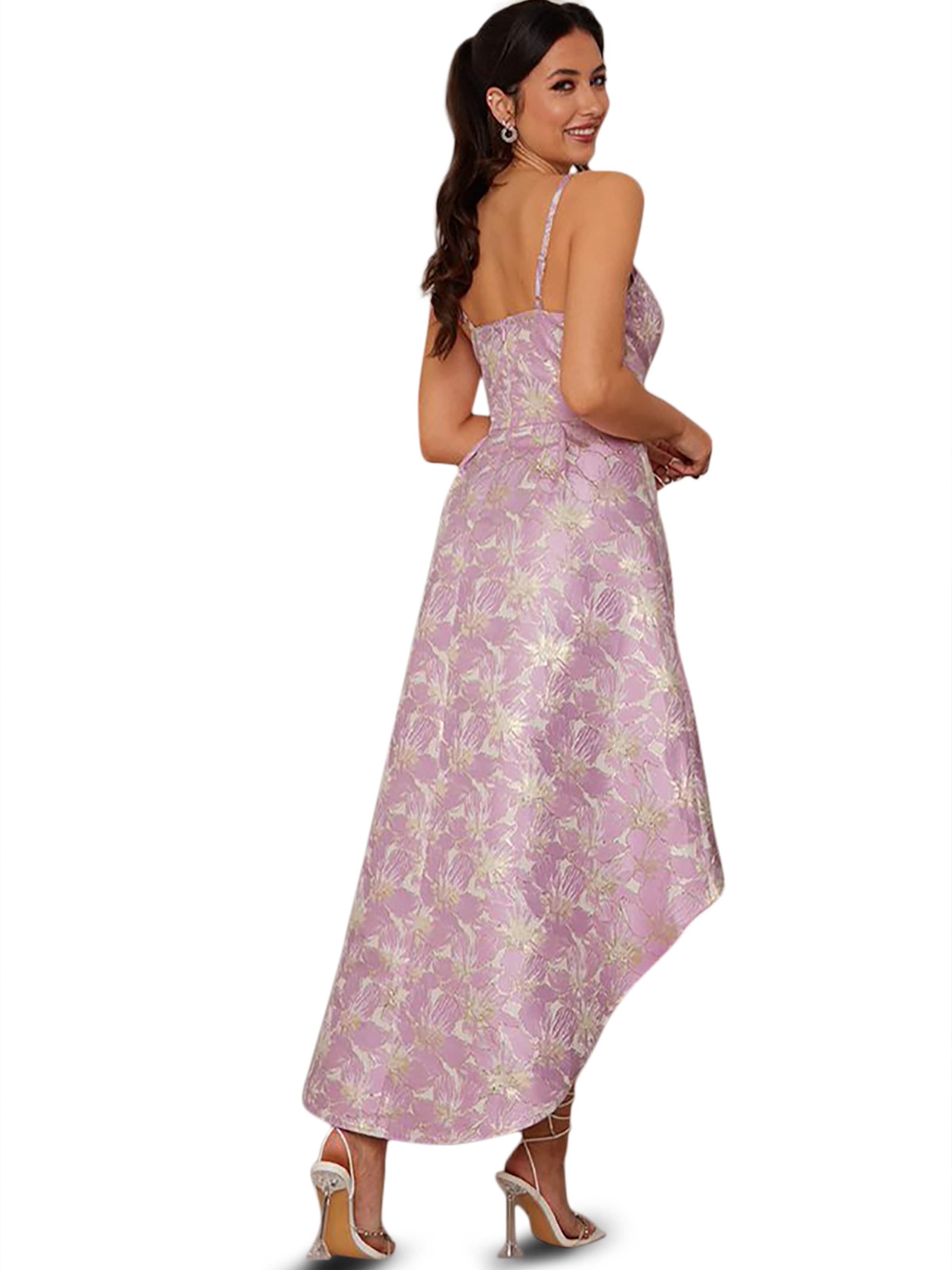Chi Chi London Dress in Purple ABOUT YOU