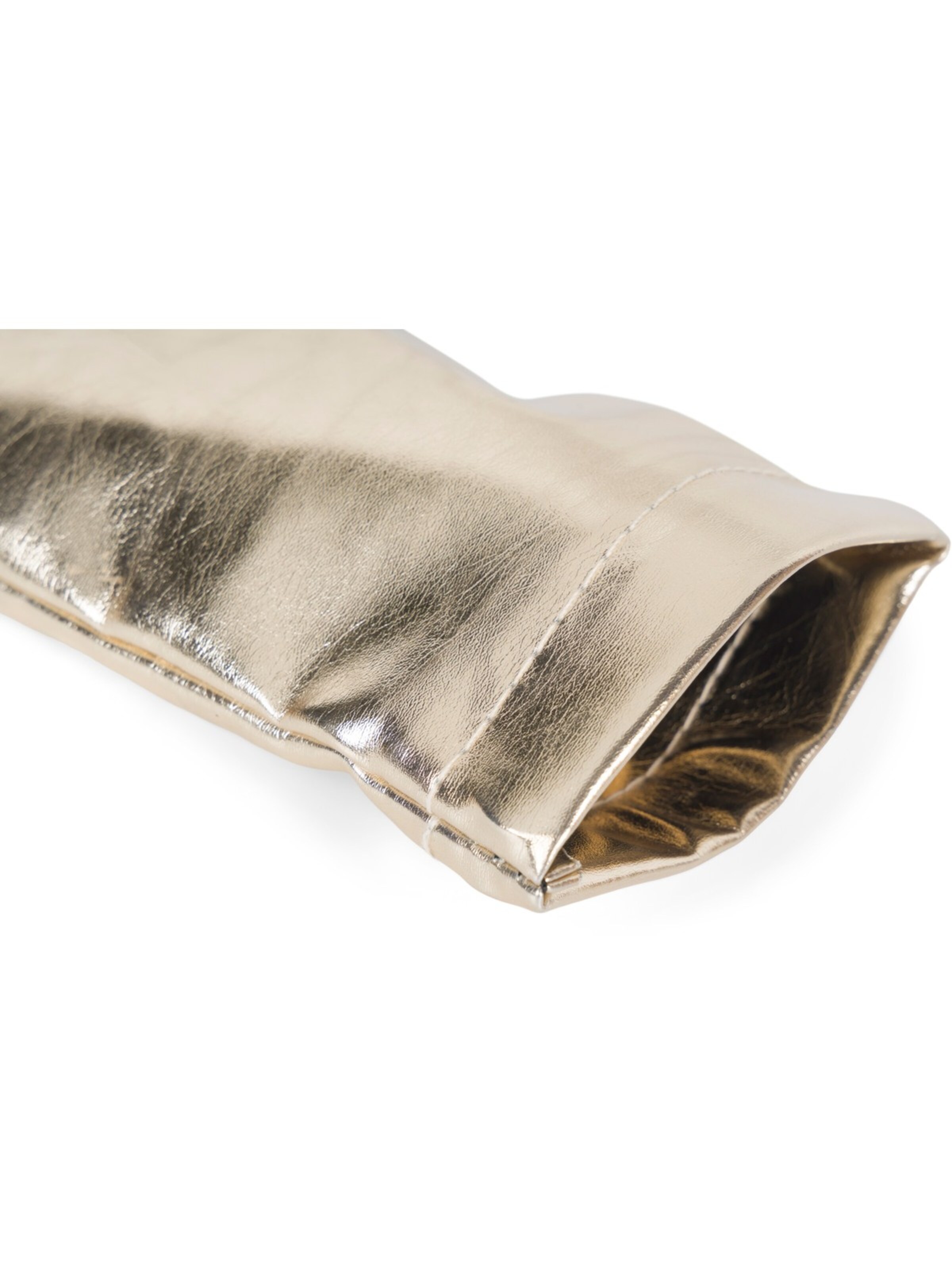 styleBREAKER Etui 'Brillenetui Metallic mit Putztuch'‌‌‌‌‌‌‌‌‌‌ in Gold