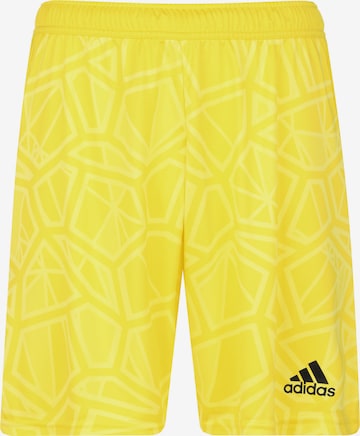 ADIDAS SPORTSWEAR Workout Pants 'Condivo 22' in Yellow: front