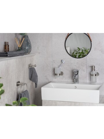 Wenko Toilet Accessories 'Turbo-Loc® Orea Uno' in Silver