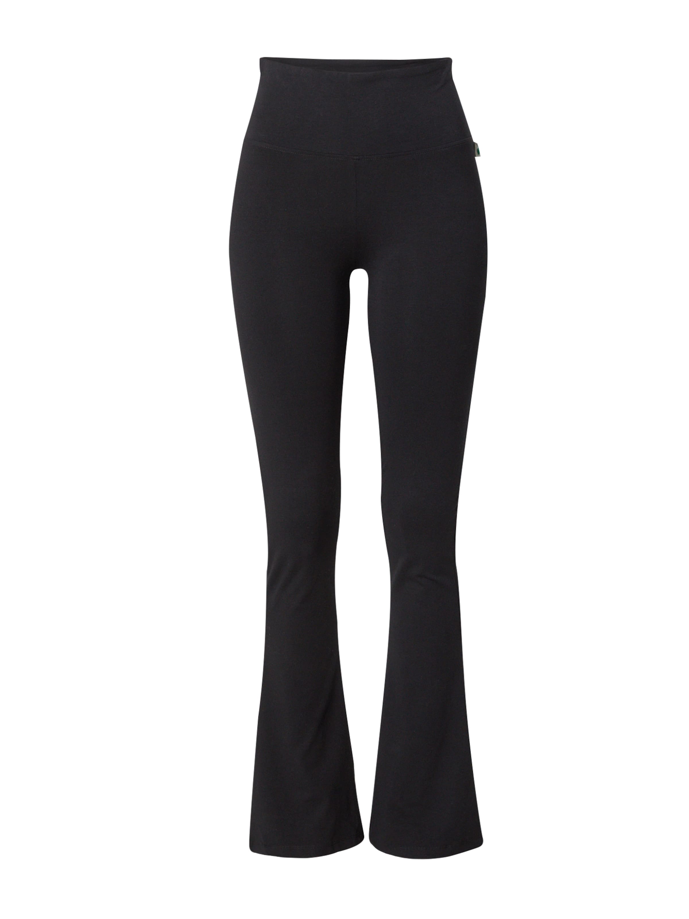 Urban Classics Flared Leggings in Black: front
