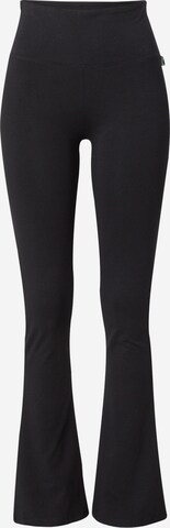 Urban Classics Flared Leggings in Zwart: voorkant