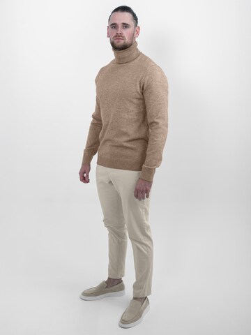 Vercate Pullover 'No. 17' in Braun