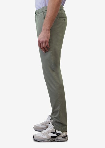 Marc O'Polo - Slimfit Calças chino 'Osby' em verde