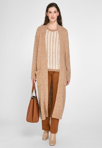 Cardigan Fadenmeister Berlin en beige : devant