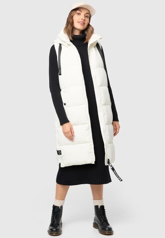 Gilet 'Schnuffelchen' di NAVAHOO in bianco: frontale
