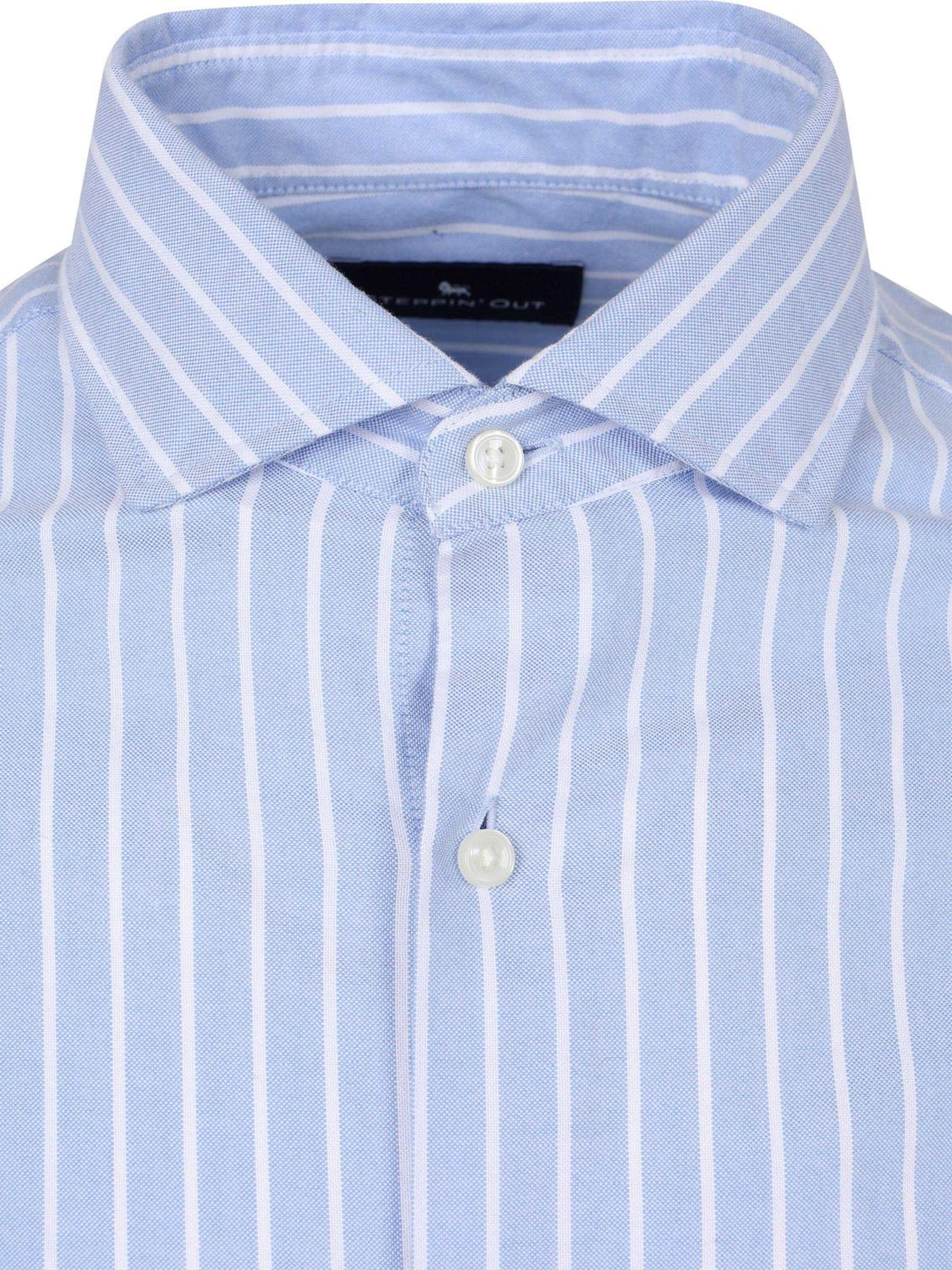 Steppin' out Regular fit Button Up Shirt in Blue