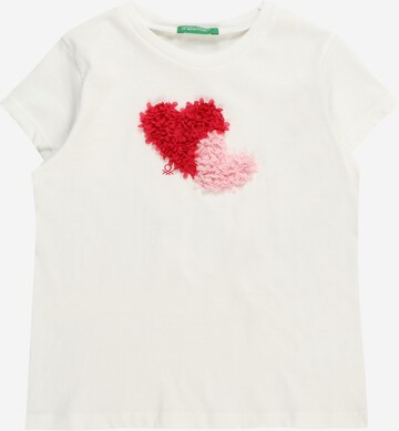 UNITED COLORS OF BENETTON Shirt in White: front