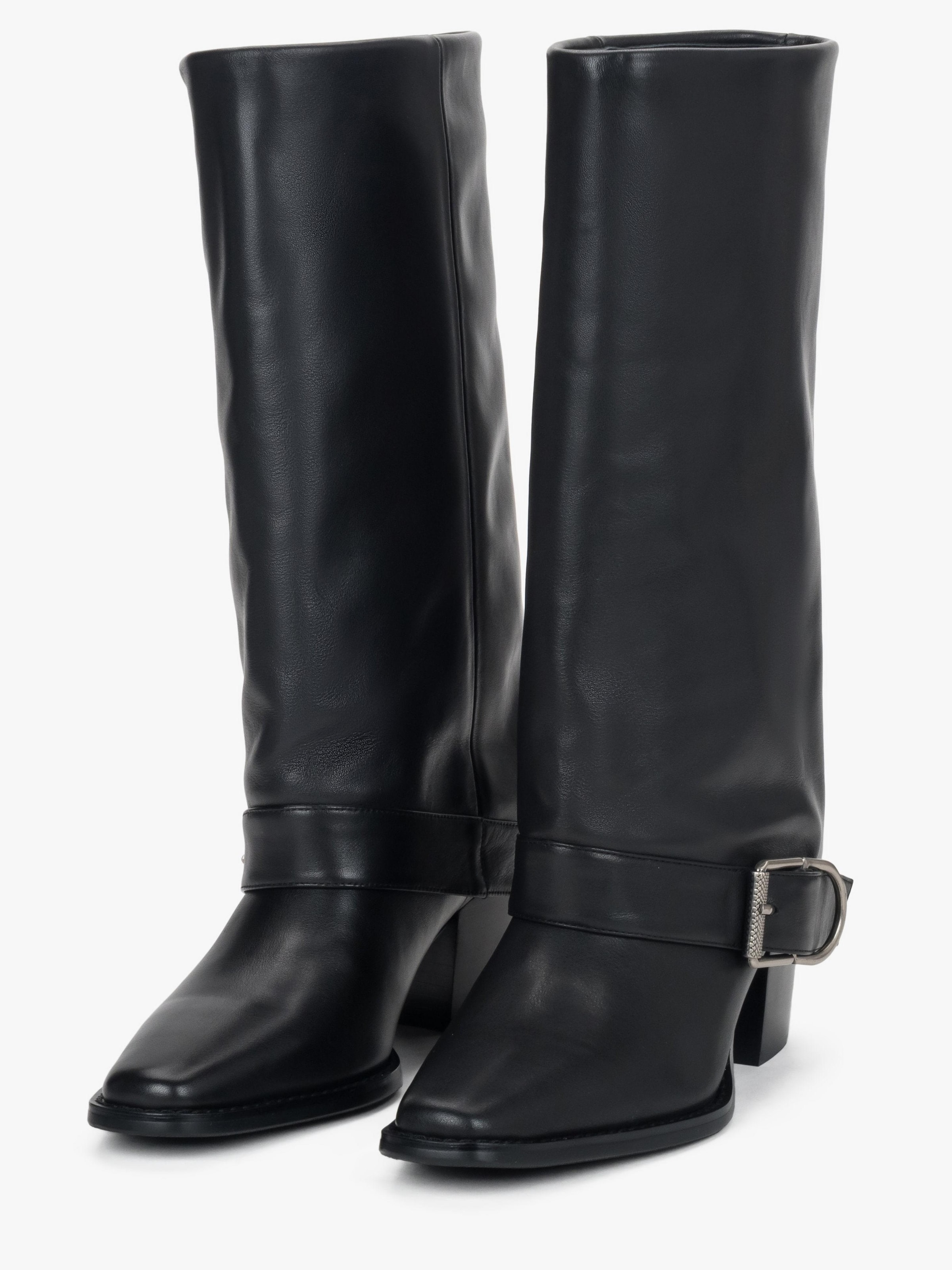 Estro Buty kowbojskie '25106-1215' w kolorze czarny