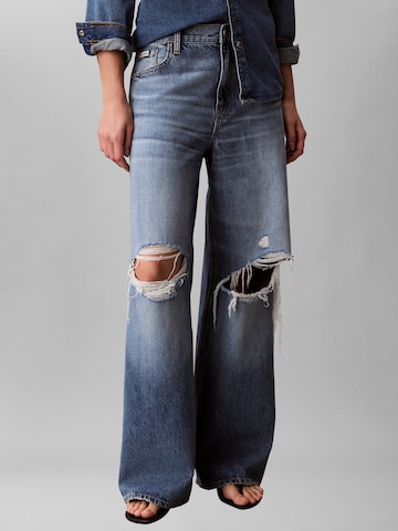 Calvin Klein Jeans Baggy Džínsy - Modrá: predná strana