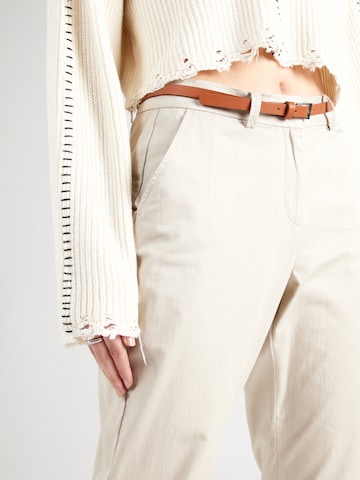 pilka VERO MODA Standartinis „Chino“ stiliaus kelnės 'FLASHINO'