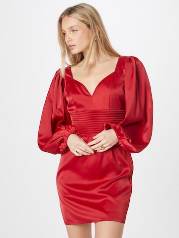 Chi Chi London Dress in Red: front