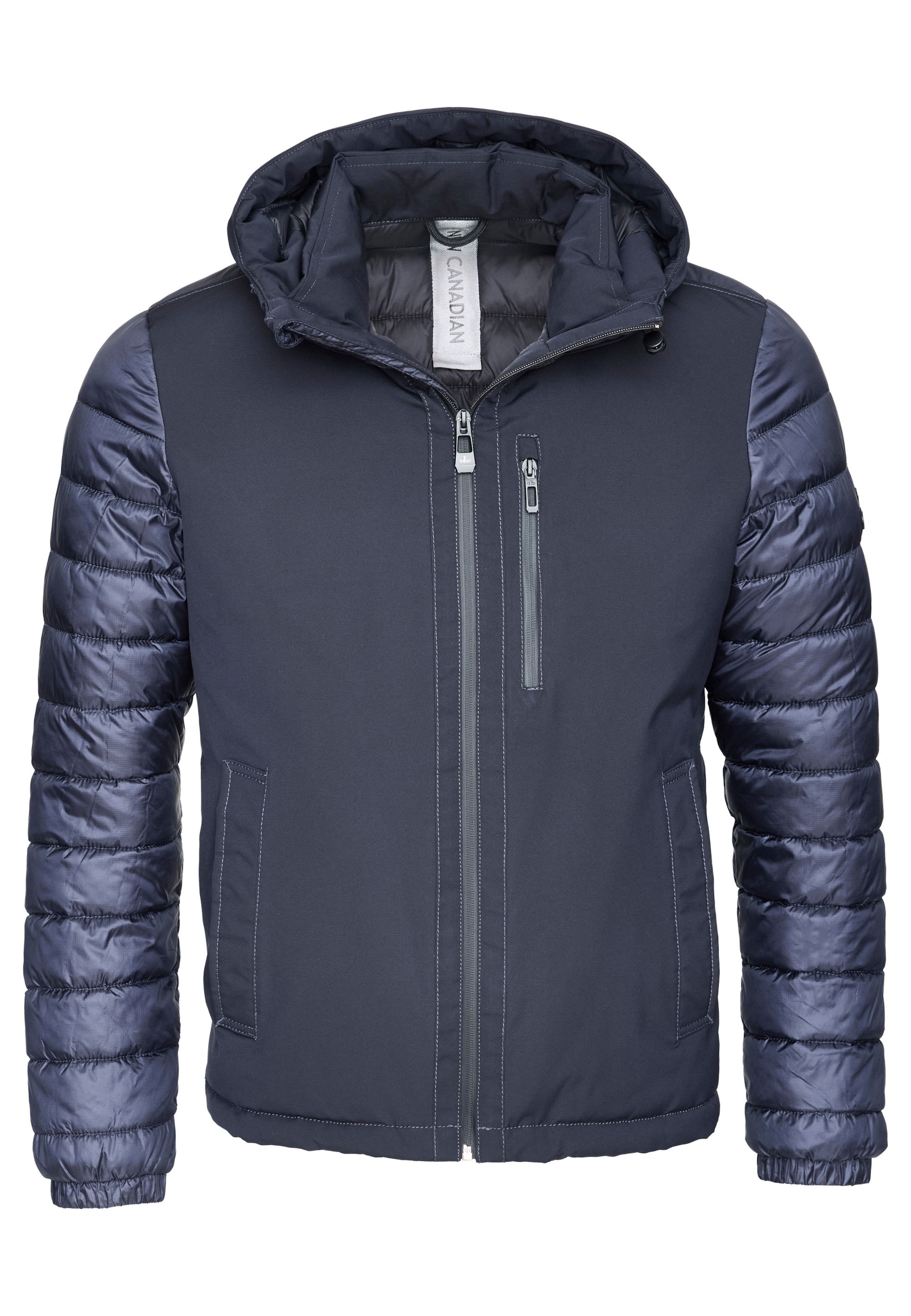 NEW CANADIAN Between-Season Jacket in Blue: front