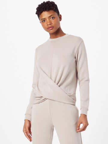 ENDURANCE Athletic Sweatshirt 'Lodiya' in Beige: front