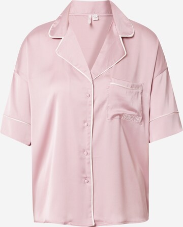 River Island Pajama Shirt in Pink: front