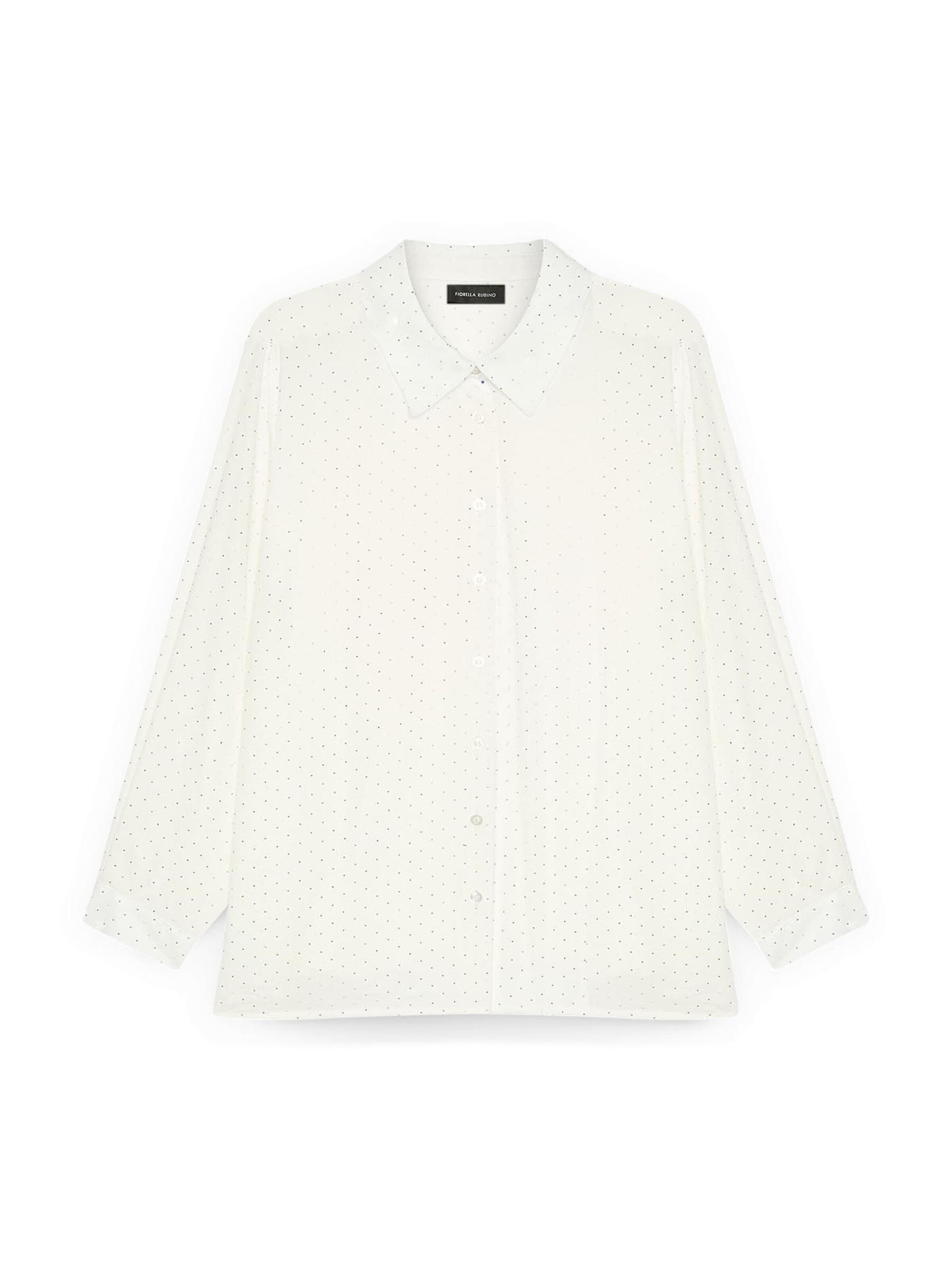 Fiorella Rubino Blouse in Wit: voorkant